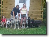 Foto:T�bor se psem:):Tak tohle je nejpo�etn�j�� sme�ka kterou zn�m maj� je�t� dv� �vk ale ty se jim stratili:(