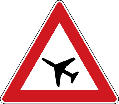 Dopravn znaka: A 20 Letadla