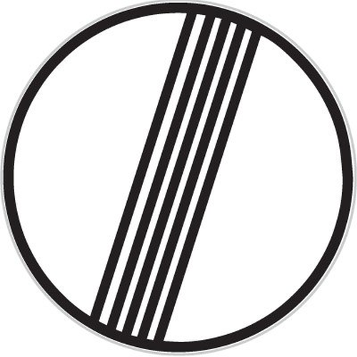 Dopravn� zna�ka: B 26 Konec v�ech z�kaz�