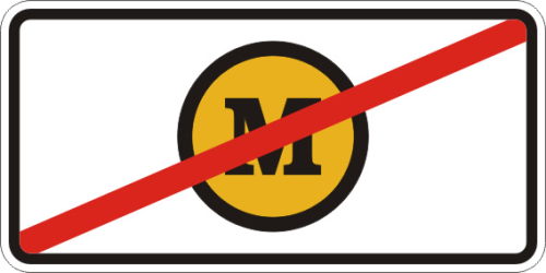 Dopravn� zna�ka: E 11c Bez m�tn�ho