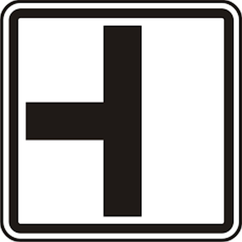 Dopravn� zna�ka: E 2a Tvar k�i�ovatky