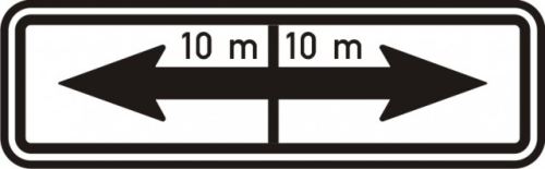 Dopravn� zna�ka: E 8e �sek platnosti