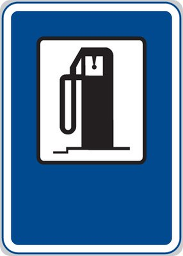 Dopravn� zna�ka: IJ 7 �erpac� stanice