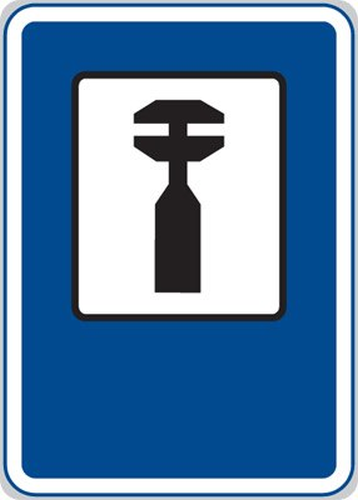 Dopravn� zna�ka: IJ 8 Opravna