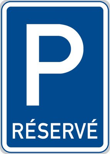 Dopravn znaka: IP 12 Vyhrazen parkovit