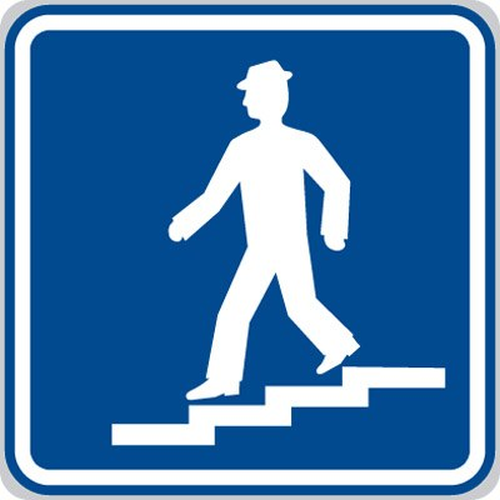 Dopravn� zna�ka: IP 3 Podchod nebo nadchod