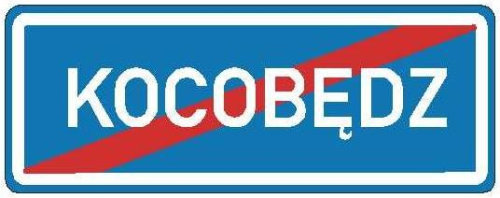 Dopravn� zna�ka: IS 12d Konec obce v jazyce n�rodnostn� men�iny