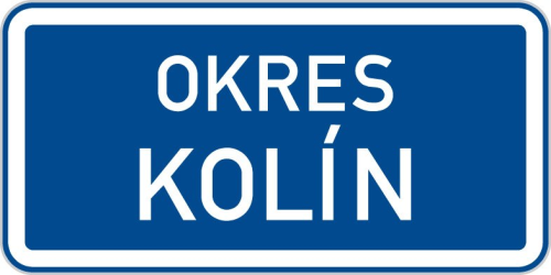 Dopravn� zna�ka: IS 14 Hranice �zemn�ho celku