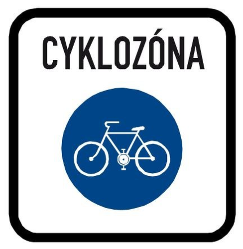 Dopravn znaka: IZ 9a Zna pro cyklisty
