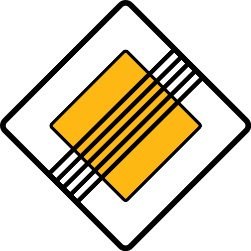 Dopravn� zna�ka: P 3 Konec hlavn� pozemn� komunikace