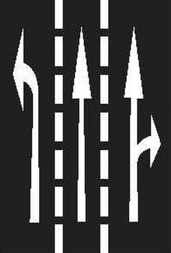 Dopravn� zna�ka: V 9a Sm�rov� �ipky