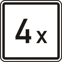 Dopravn znaka: E 1 Poet