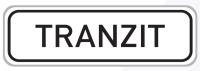 Dopravn znaka: E 14 Tranzit