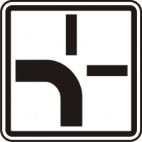 Dopravn znaka: E 2b Tvar kiovatky