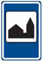 Dopravn znaka: IJ 16 Silnin kaple