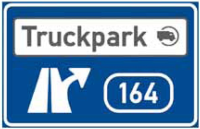 Dopravn znaka: IJ 17a Truckpark