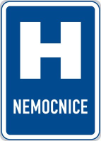 Dopravn znaka: IJ 2 Nemocnice