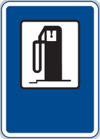 Dopravn znaka: IJ 7 erpac stanice