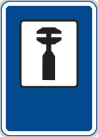 Dopravn znaka: IJ 8 Opravna
