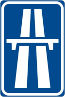 Dopravní značka: IP 14a Dálnice