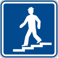 Dopravní značka: IP 3 Podchod nebo nadchod