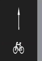Dopravn znaka: V 14 Jzdn pruh pro cyklisty