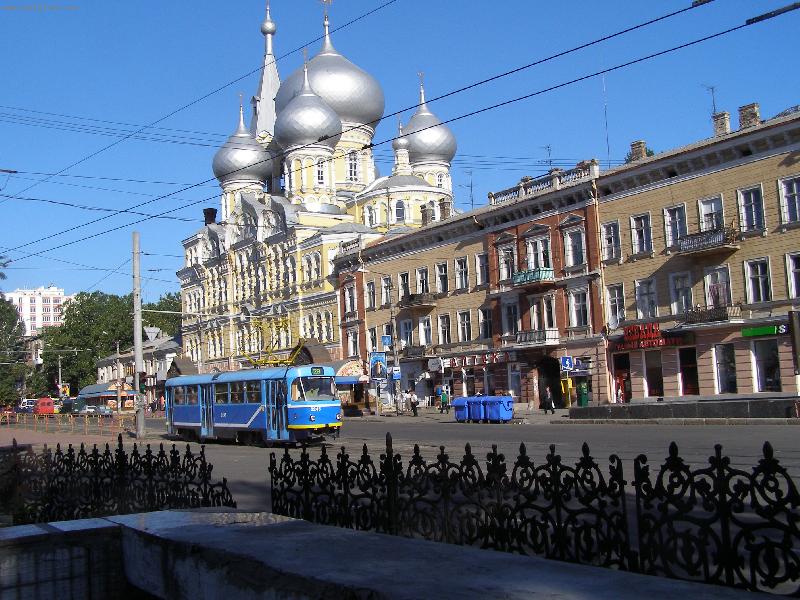 Foto: Ukrajina - Chrám v Odese-Chrám sv.Pantělejmona,za komunistů planetárium