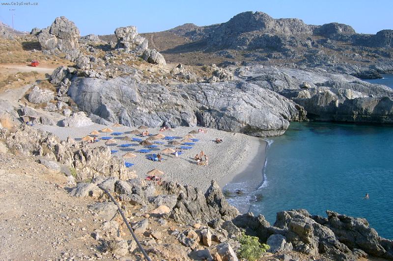 Foto: Skryt� pl� u Damnoni,Kr�ta-jih-pl� u Damnoni u Plakias,ji�n� Kr�ta