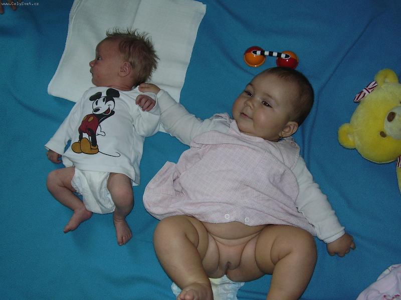 Foto: Dom�a a Maru�ka-m�mu jsem sn�dla a tebe snim taky!