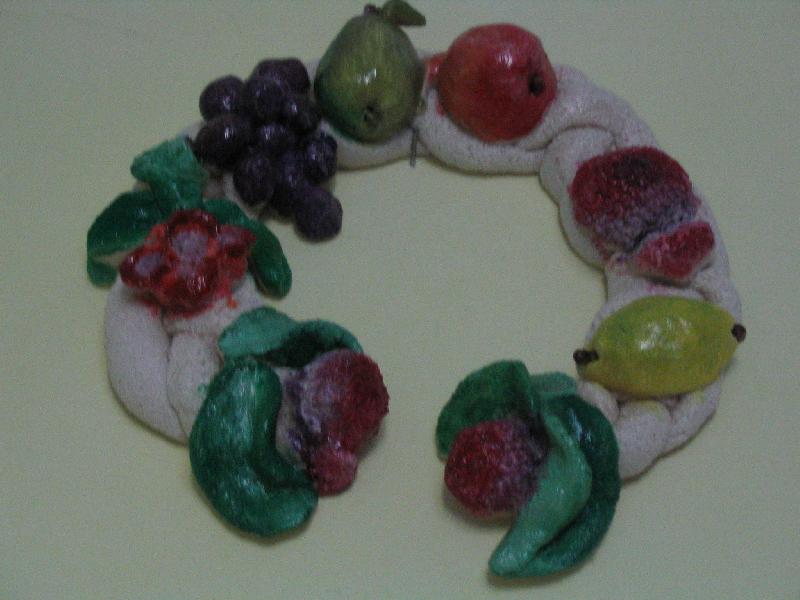 Foto: amat�rsk� tvorba-v�ne�ek s ovocem