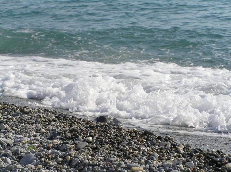 Foto: POBŘEŽÍ-oblázkové pobřeží moře