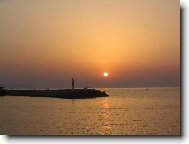 Západ slunce na Krétě