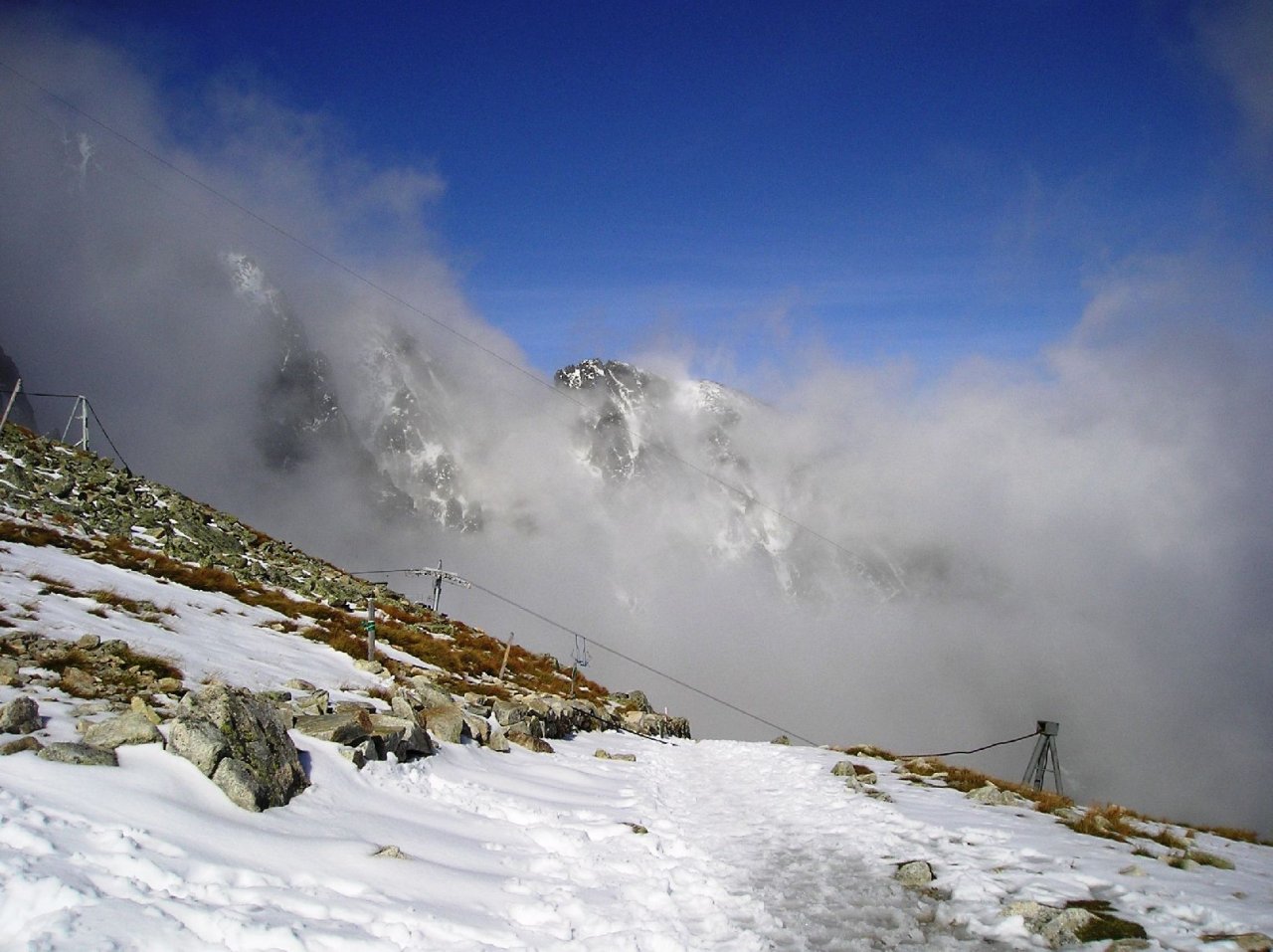 Foto: Pohled z Lomnickho seda