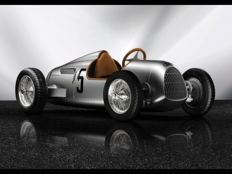 Foto: Auto Union Type C Pedal Car Front And Side (2007)