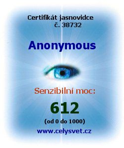 Test schopnosti: jasnovidec, senzibil, médium, věštec.