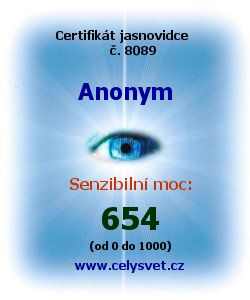 Test schopnosti: jasnovidec, senzibil, médium, věštec.