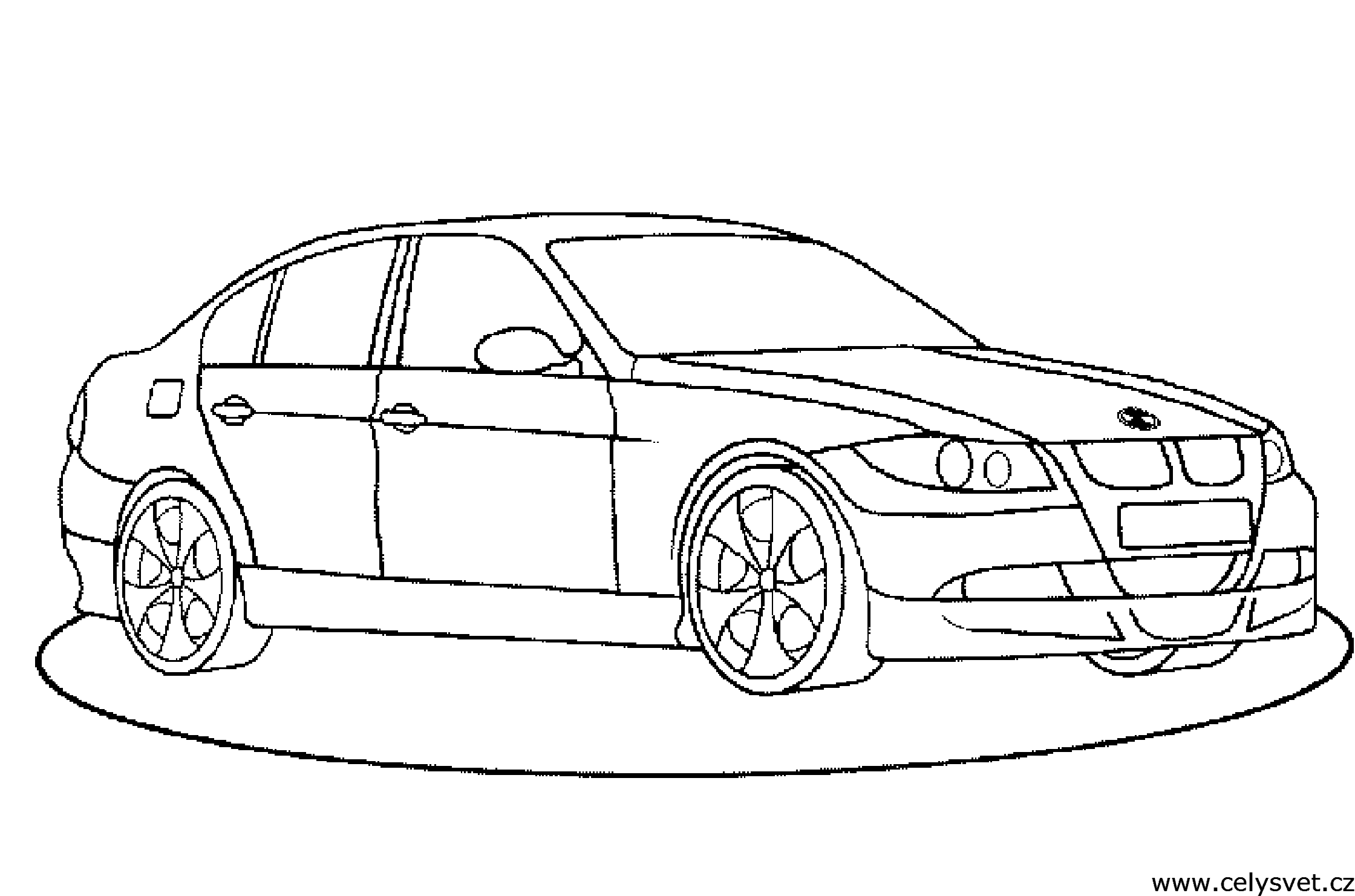magnificent seven sports car coloring pages - photo #44