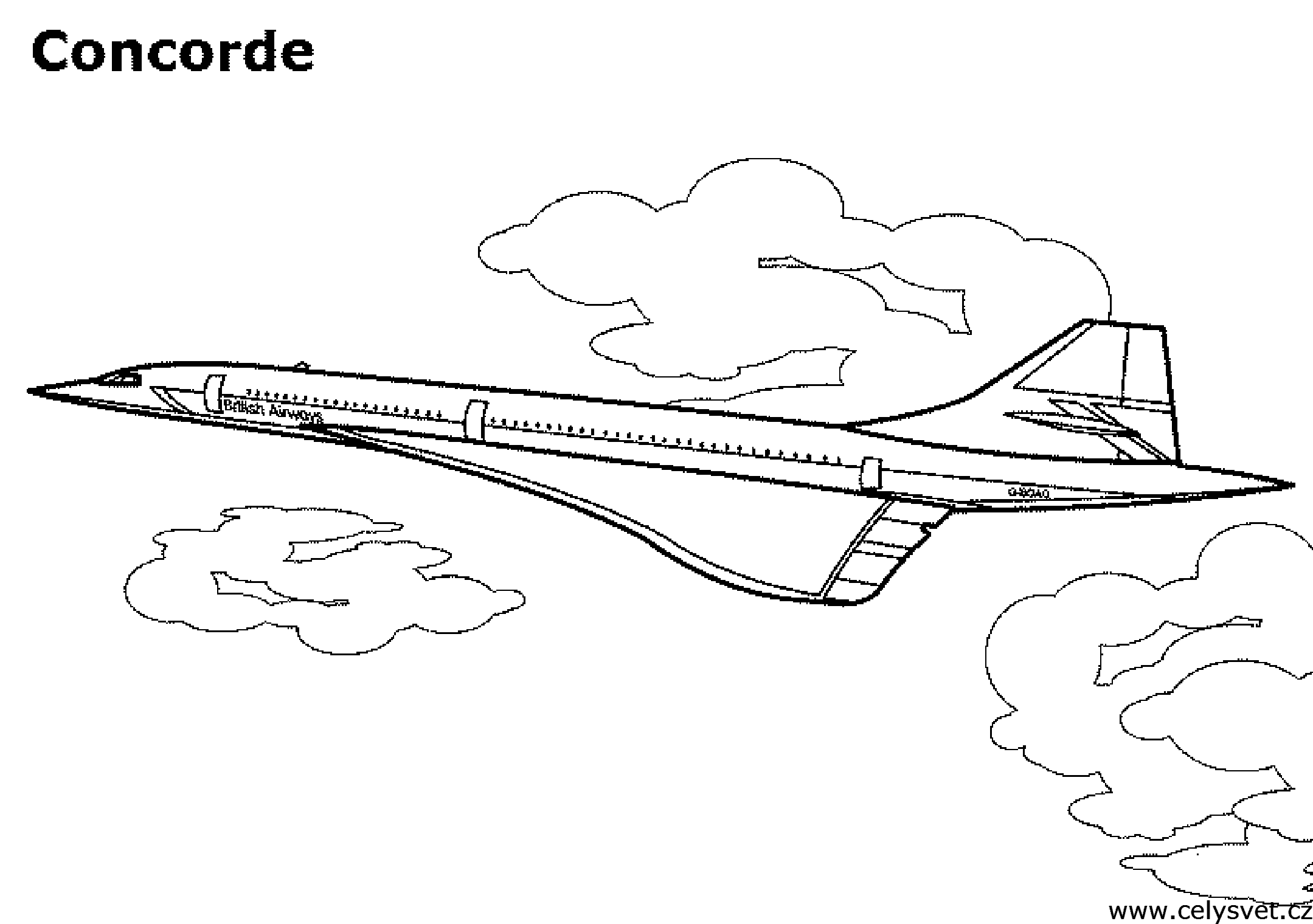 Boeing 777 Plane Coloring Pages