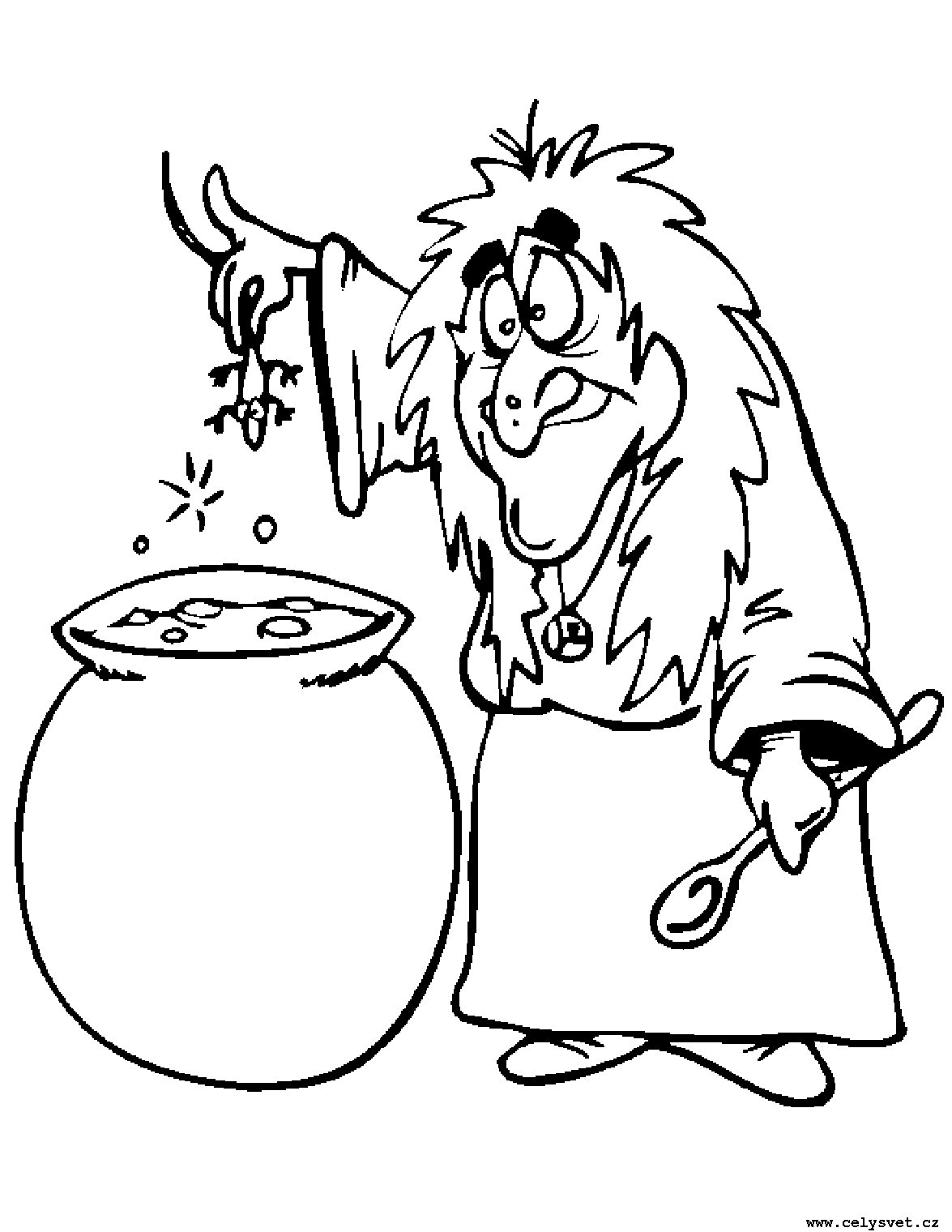 Omalovnka: Pro dvky: Vly, Kouzla, arodjnice, ert