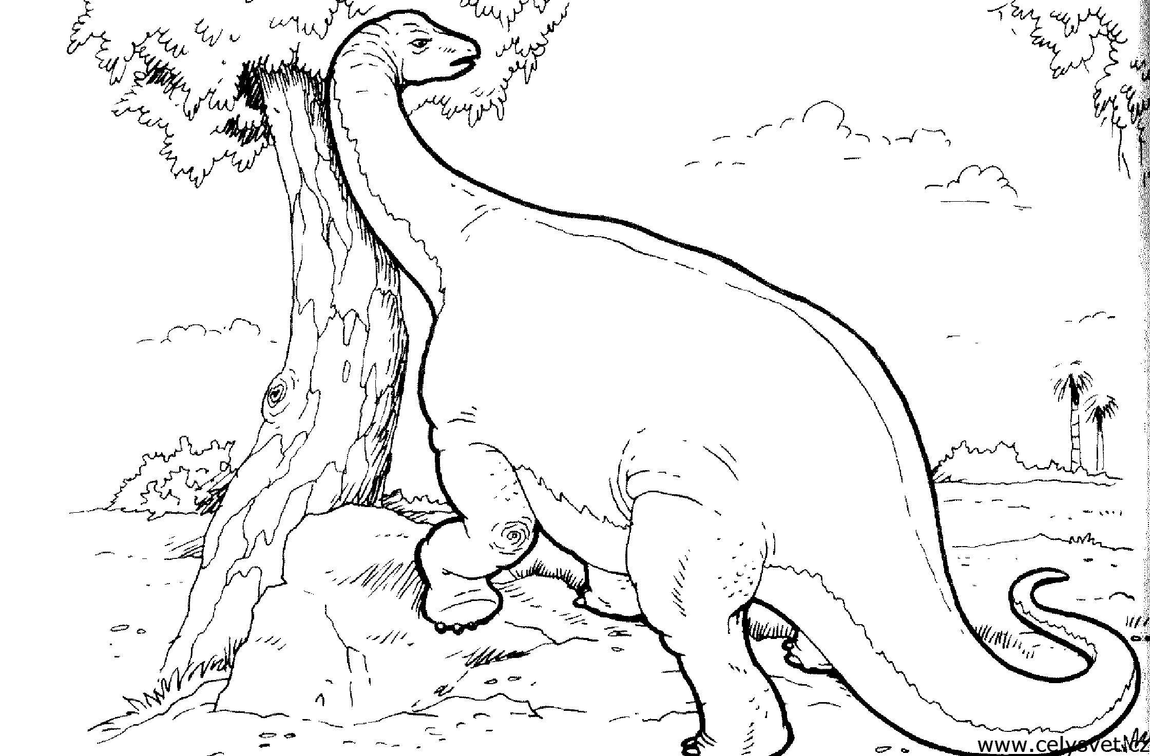 walking with dinosaurs coloring pages - photo #30