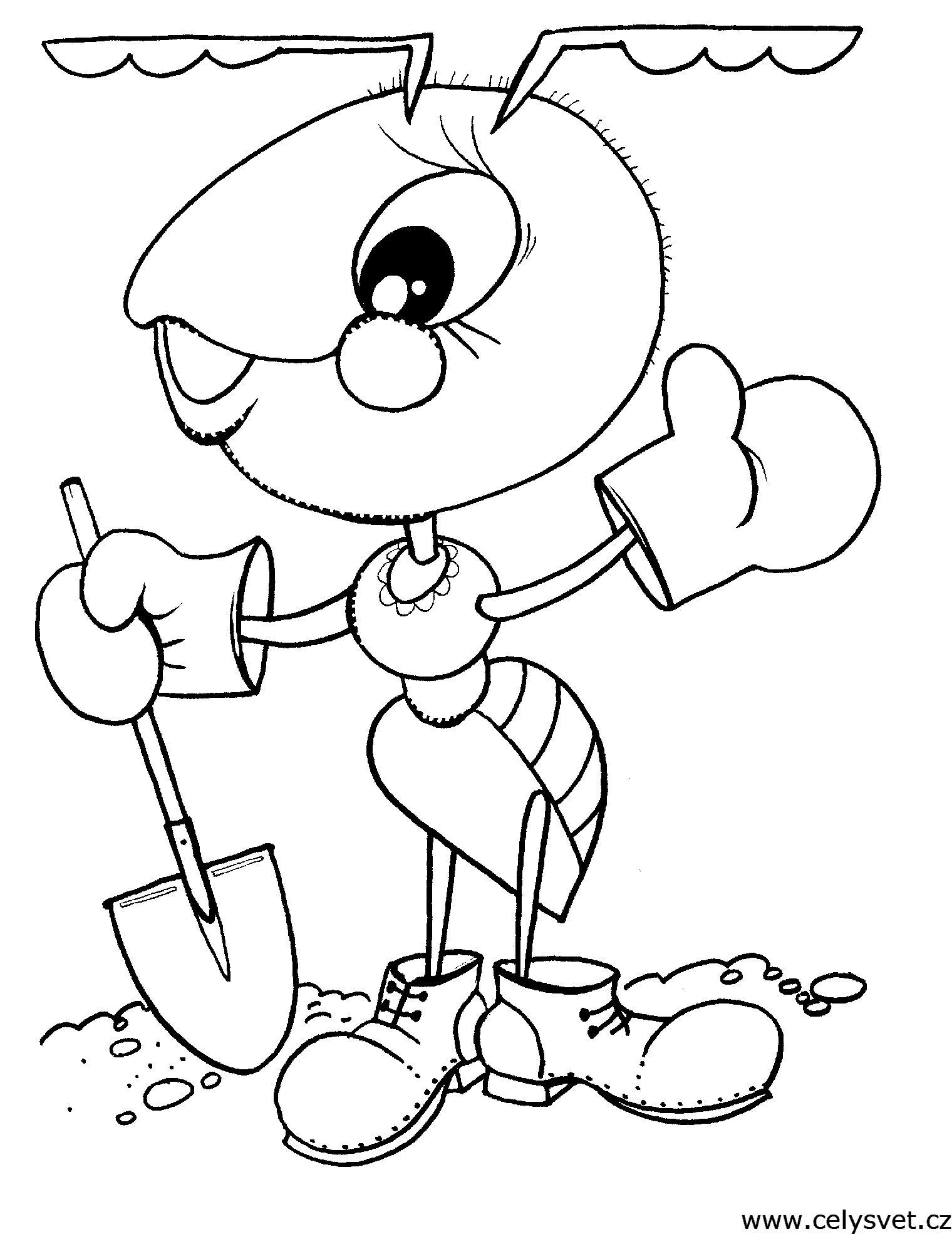 Omalovnka: Zvata: Hmyz, motli